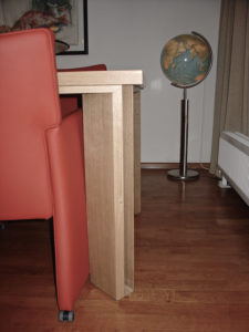 eettafel in eiken